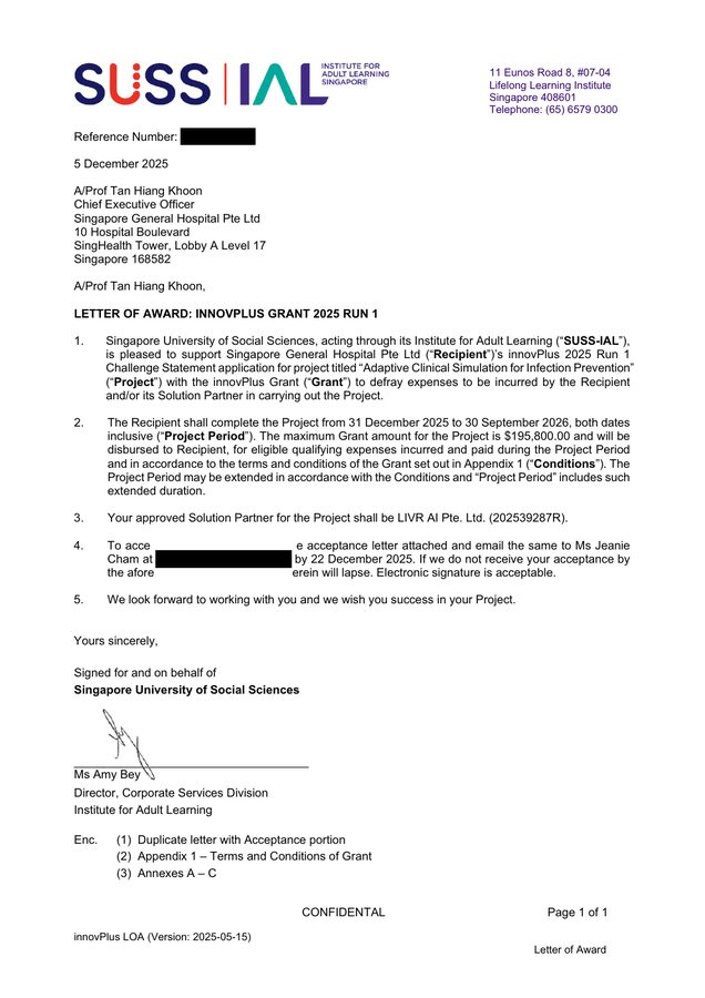 SUSS-IAL &middot; SGH document